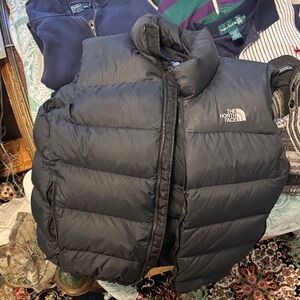 The North Face Black Quilted Vest